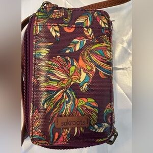 Sakroots Mini Colorful Crossbody Bag Purse Wallet Shoulder Strap